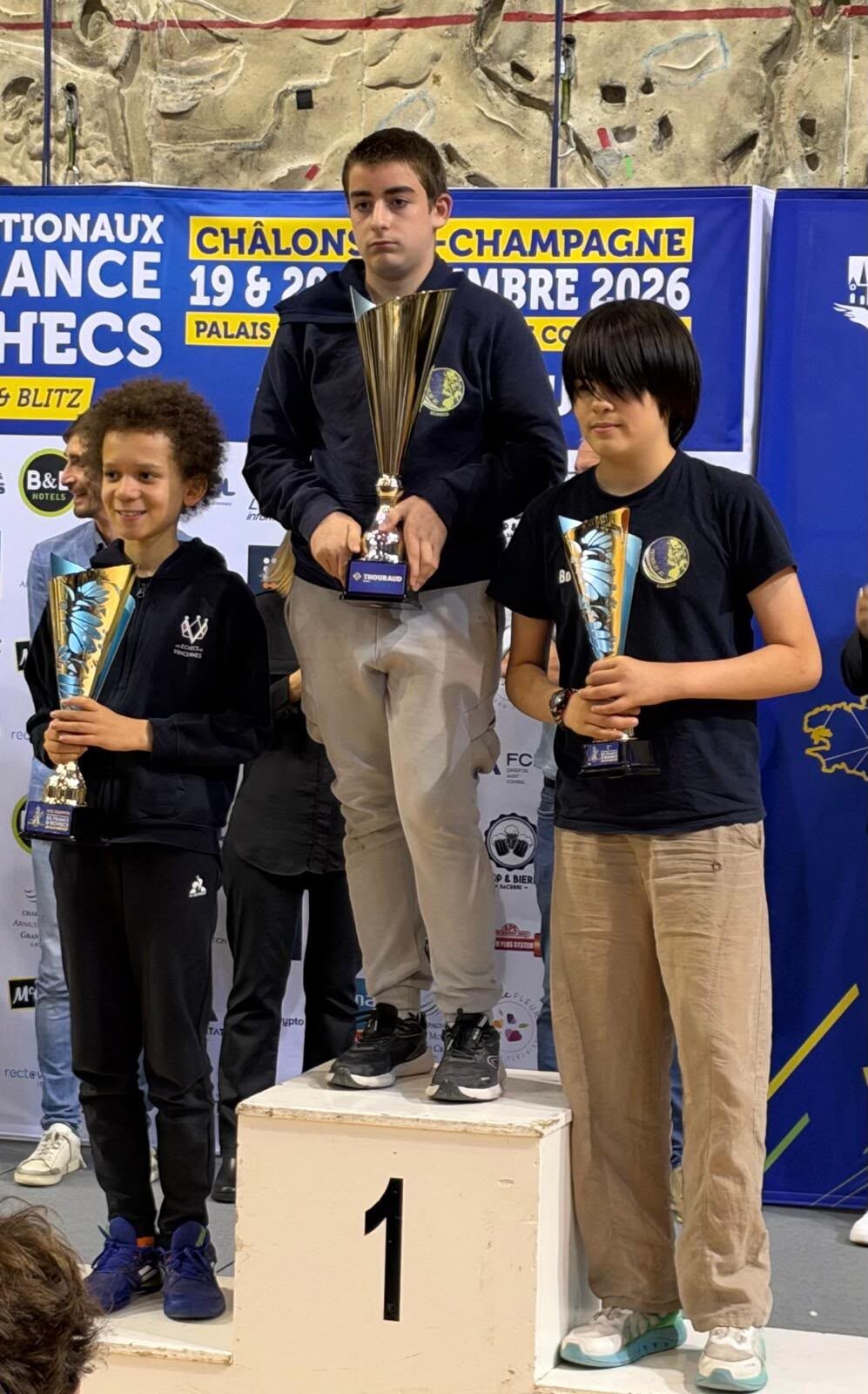 Podium aux Internationaux de Châlons-en-Champagne